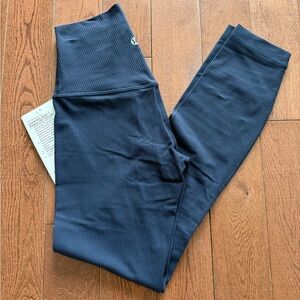 Lululemon align legging ribbed 25” navy
